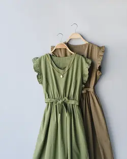 پیراهن لینن نادیا کد 9352