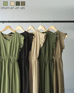 پیراهن لینن نادیا کد 9352