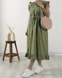 پیراهن لینن نادیا کد 9352