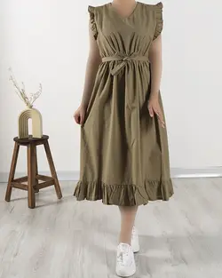 پیراهن لینن نادیا کد 9352