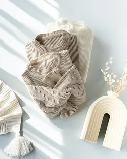 بلوز بافت آستین فانوسی 2 کد 9381