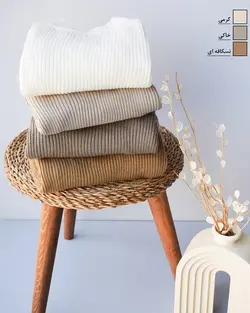 بلوز بافت آستین فانوسی 2 کد 9381