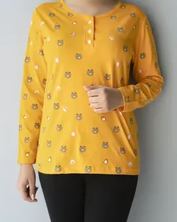 بلوز آستین بلند تدی کد 9395