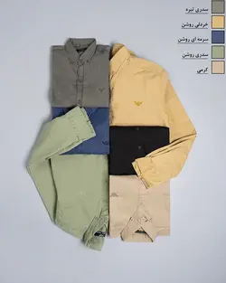 پیراهن کتان آرتان مردانه 2 کد 9450