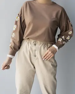 بلوز دورس رنگی بهار کد 9495