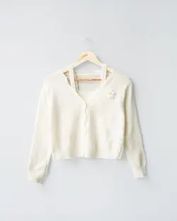 ست بافت دو تیکه بابونه کد 9534