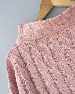 بلوز بافت یقه قایقی آسا کد 9543