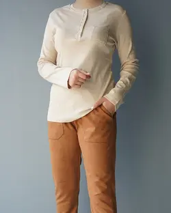 بلوز آستین بلند پینار کد 9540