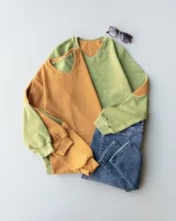 بلوز رنگی ترمه کد 9599