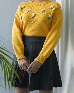 بلوز بافت فلور کد 9700