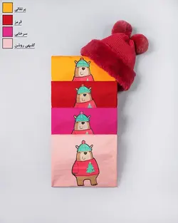 بلوز دورس چاپی خرس کد 9778