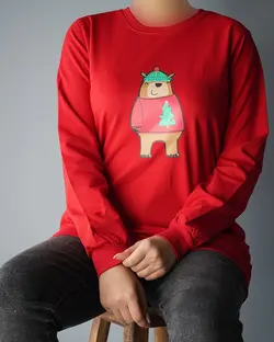 بلوز دورس چاپی خرس کد 9778