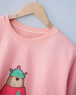 بلوز دورس چاپی خرس کد 9778