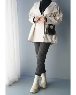 ترنچ کت کوتاه شیلان کد 9776