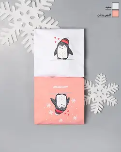 بلوز دورس Snow penguin کد 9852