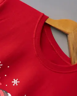 بلوز دورس Snow penguin کد 9852