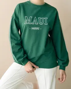 بلوز چاپی MAUI کد 9863