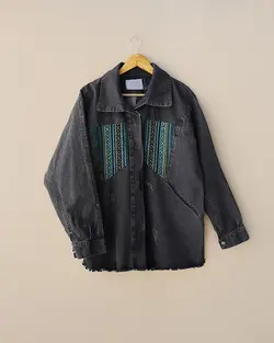 مانتو جین سنتی کد 9918