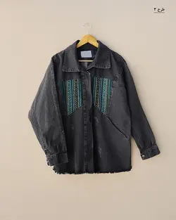 مانتو جین سنتی کد 9918