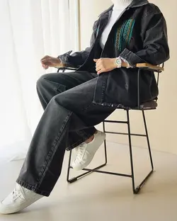 مانتو جین سنتی کد 9918