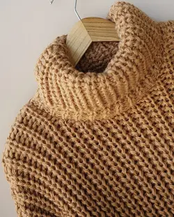 کراپ بافت یقه اسکی کلارا کد 9917