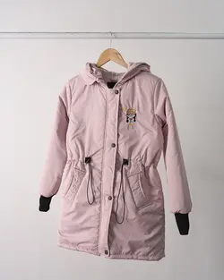 کاپشن کمرگت دار سیمین کد 9989