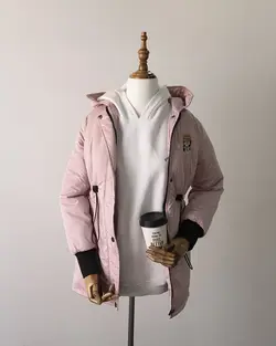 کاپشن کمرگت دار سیمین کد 9989