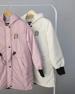 کاپشن کمرگت دار سیمین کد 9989