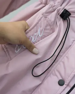 کاپشن کمرگت دار سیمین کد 9989