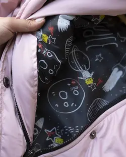 کاپشن کمرگت دار سیمین کد 9989