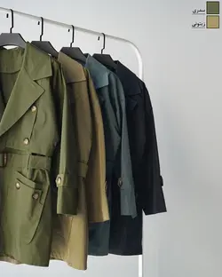 ترنچ کت کوتاه ماه نیلا کد 1074