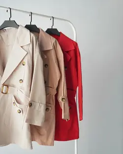 ترنچ کت کوتاه ماه نیلا کد 1074