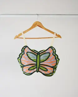 کراپ قلاب بافی پروانه کد 1129