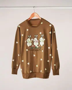 بلوز آستین بلند Rabbit کد 1156