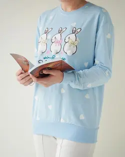 بلوز آستین بلند Rabbit کد 1156