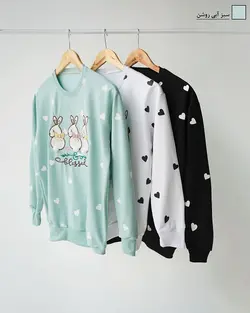 بلوز آستین بلند Rabbit کد 1156