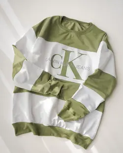 بلوز آستین بلند CK کد 1145