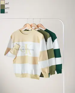 بلوز آستین بلند CK کد 1145