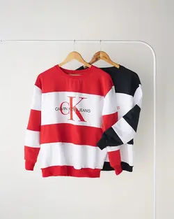 بلوز آستین بلند CK کد 1145