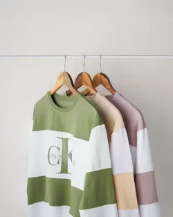 بلوز آستین بلند CK کد 1145