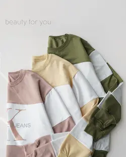 بلوز آستین بلند CK کد 1145