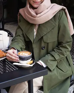 ترنچ کت بلند برفین 2 کد 1170