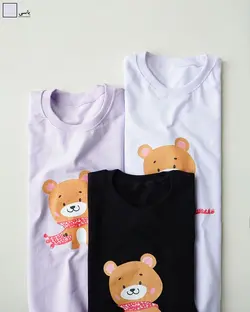 بلوز دورس خرس و شال گردن کد 1210