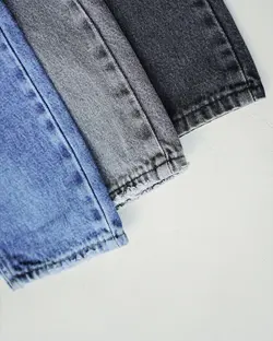 شلوار جین مام فیت مردانه کد 1214