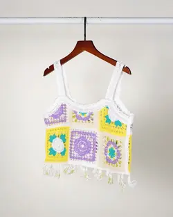 کراپ قلاب بافی گل کد 1270