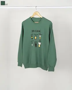 بلوز دورس چاپی Drink کد 1320