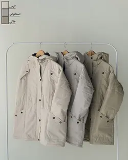 کاپشن کوتاه طیلا (ارسال رایگان) کد 1335