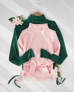 بلوز بغل گت دار فرنوشا کد 1660