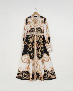 پیراهن بلند ترمه کد 1653