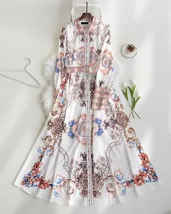 پیراهن بلند ترمه کد 1653